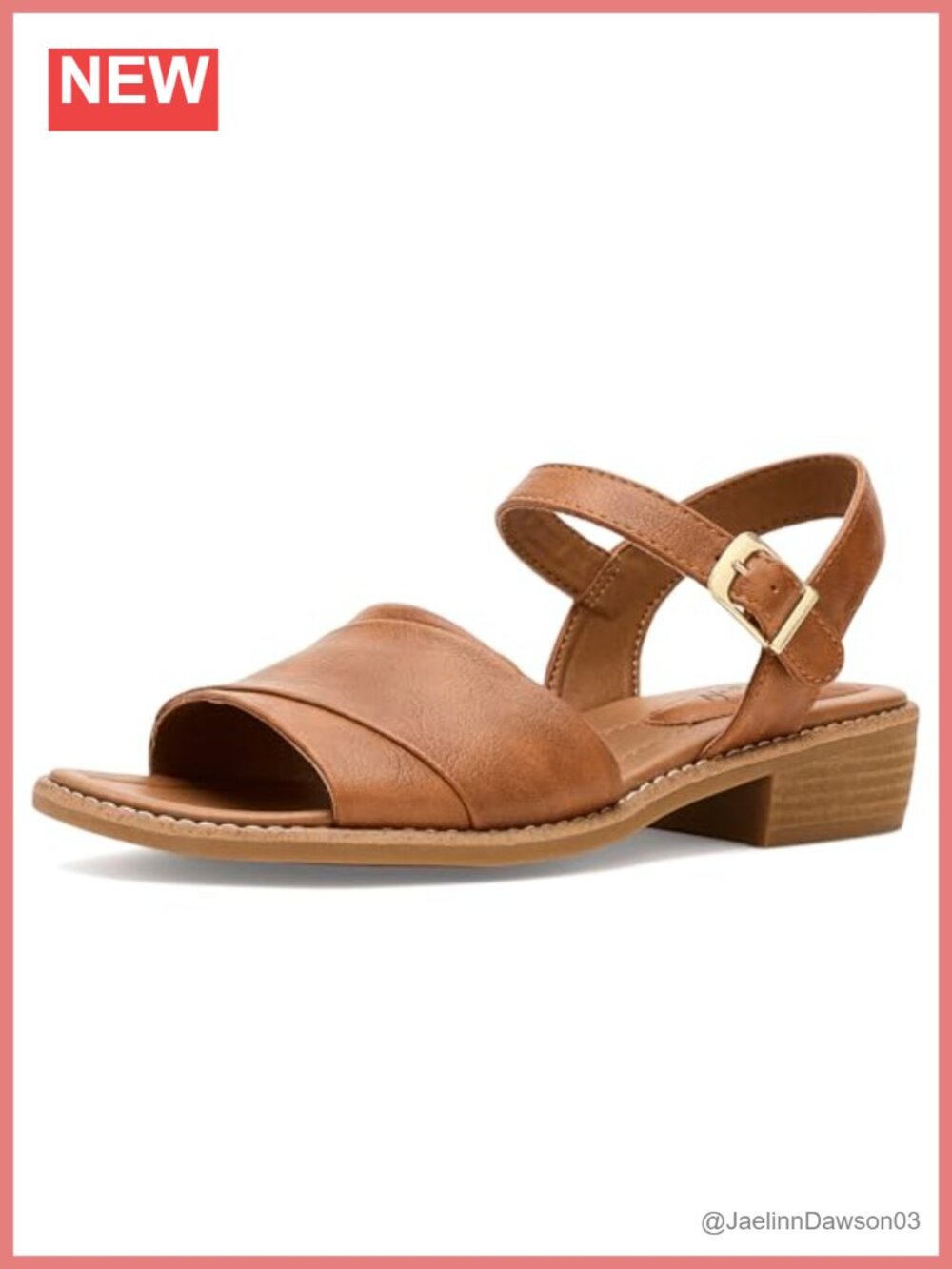 Eurosoft by Sofft Nani Heeled Sandals Faux Leather Block Heel Slingback